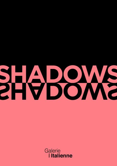 Affiche exposition Shadows, galerie italienne 2019