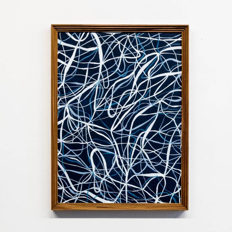 Maurizio Donzelli, Disegno del quasi (blue), galerie italienne