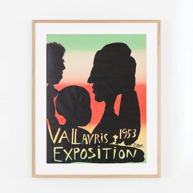 Affiche de l’exposition à Vallauris, Pablo Picasso, 1953