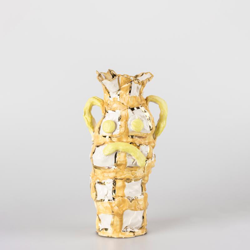 Faye Hadfield, Behind bars vase, Ceramics now, galerie italienne