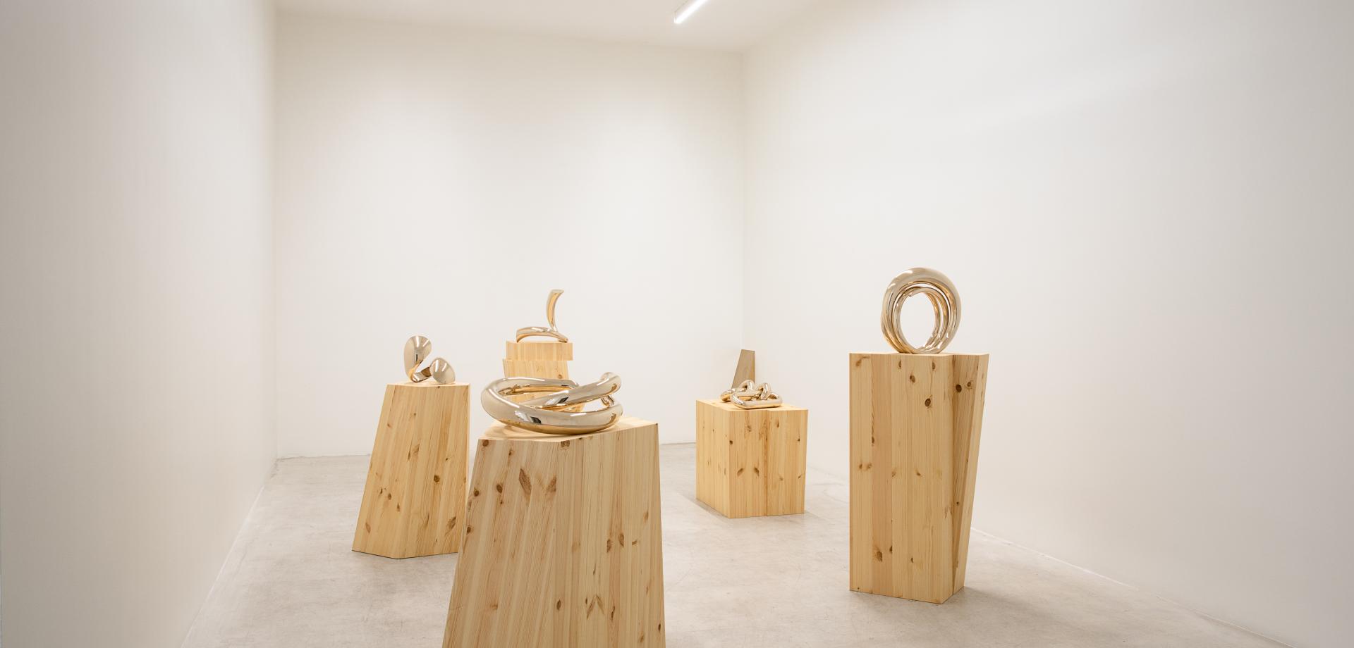 salle 3, exposition Luca Resta & Charlotte Chesnais, Galerie italienne